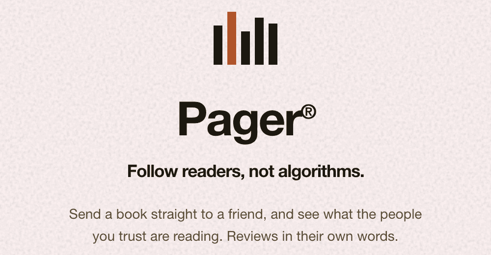 Pager — Social Reading App